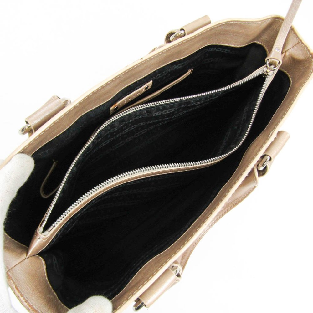 Celine BoogieChampagne Leather Handbag - Picture 3 of 14